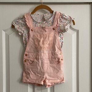 BCBGirls Light Pink Kids Overalls Set